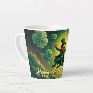 Tasse Latte Magical Leprechaun St. Patrick’s Day Art