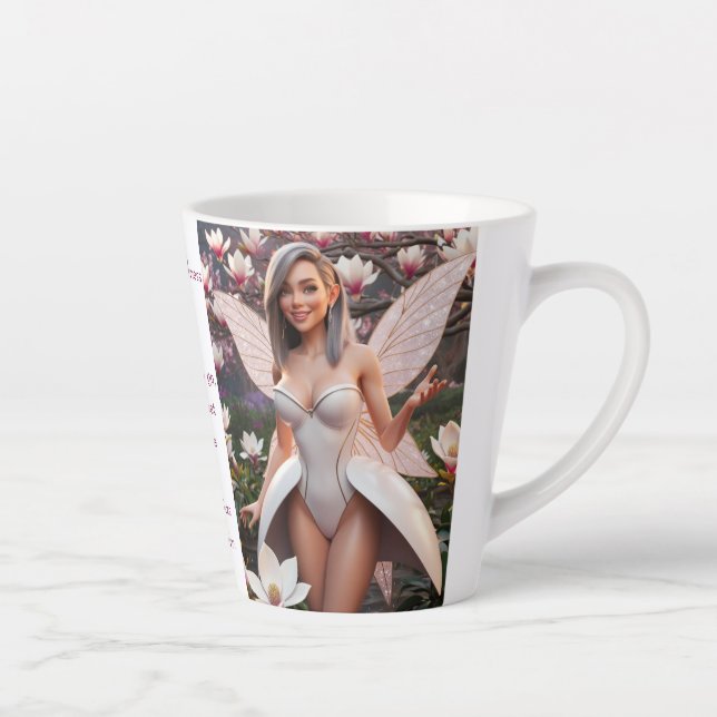 Tasse Latte Magnolia Fairy (Droite)