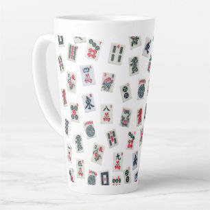 Tasse Latte MahJongg conception de tuiles