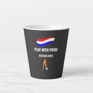 Tasse Latte Maillot des Pays-Bas de football Pride 2026