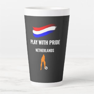 Tasse Latte Maillot Fierté Footballeuse Néerlandaise 2026