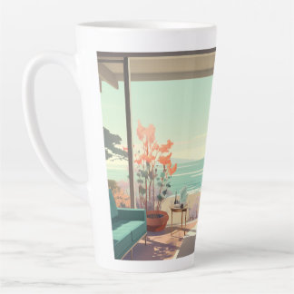 Tasse Latte Maison de plage