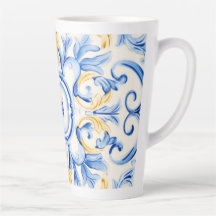 Majolica : Bleu et or