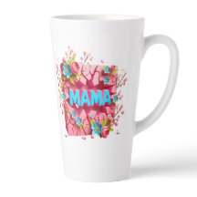 MAMA 3D Conception de mur fissuré avec des fleurs