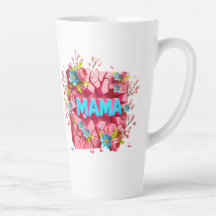 MAMA 3D Cracked Wall Design avec des fleurs vibran