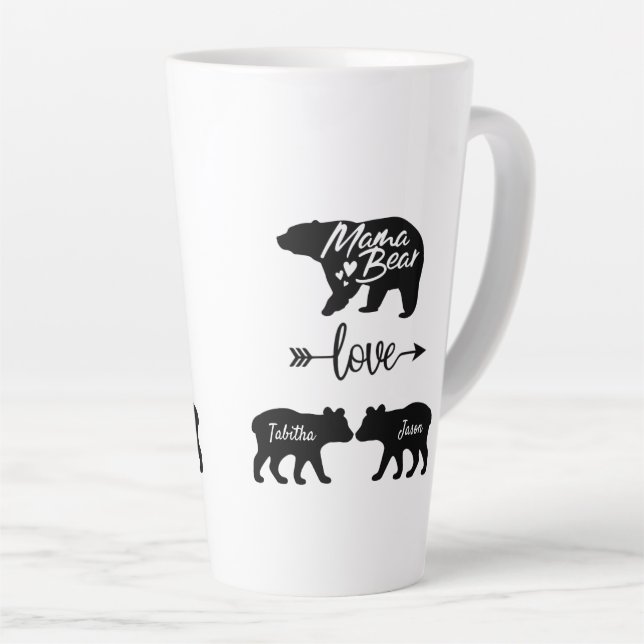 Tasse Latte Mama Bear Latug (Angle droit)