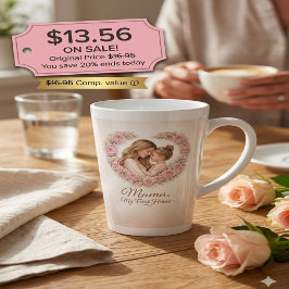 Tasse Latte Mama — Mon Premier Chez Moi | Fleurs de Mère et Fi