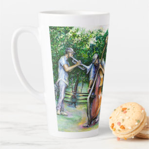 Tasse Latte Maman ne m'a jamais averti des joueurs tuba
