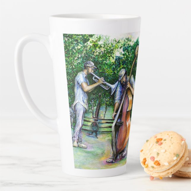 Tasse Latte Maman ne m'a jamais averti des joueurs tuba (En situation)