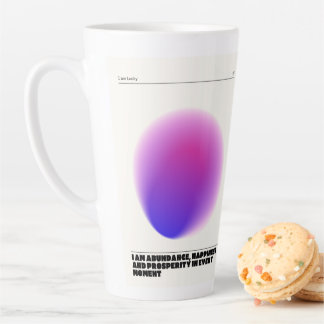 Tasse Latte manifestation d'affirmations quotidiennes
