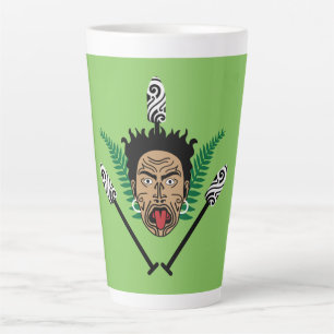 Tasse Latte Maori Nouvelle-Zélande   Kiwi   NZ   Art   Culture