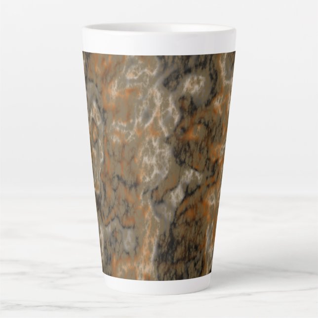 Tasse Latte Marbre doré (Devant)
