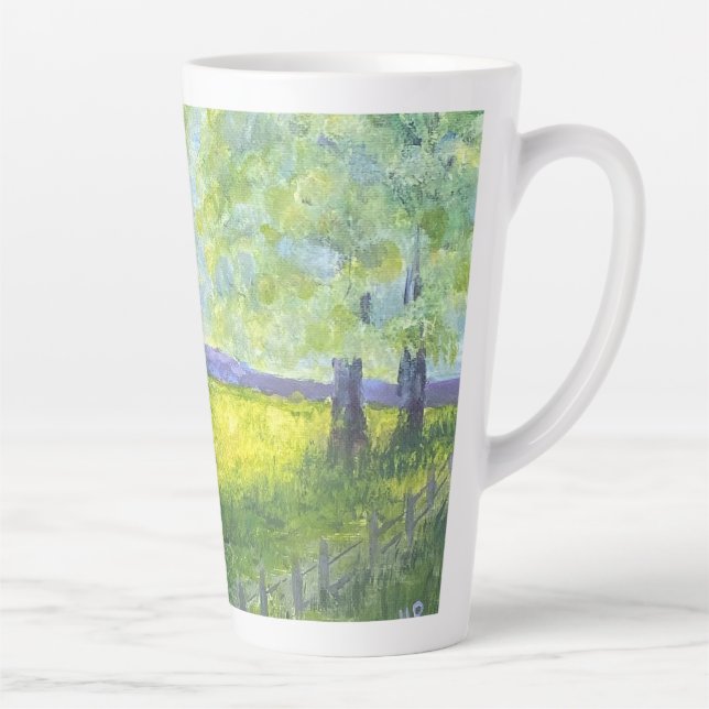 Tasse Latte Matin pacifique (Droite)