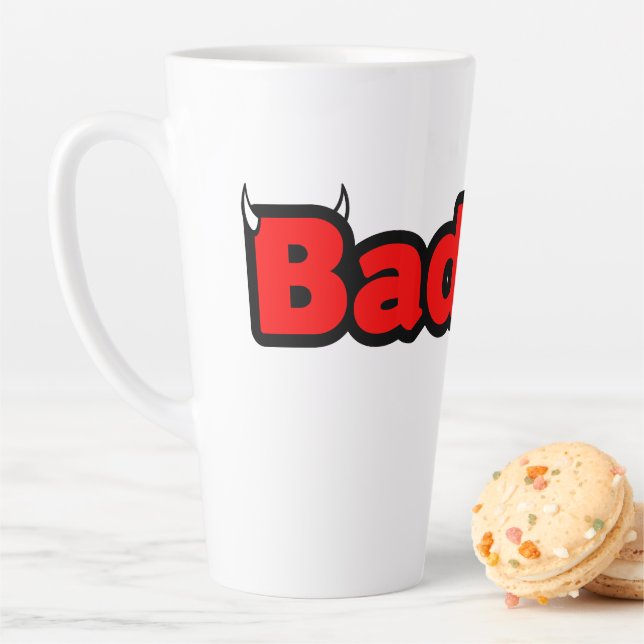 Tasse Latte Mauvaise fille (En situation)