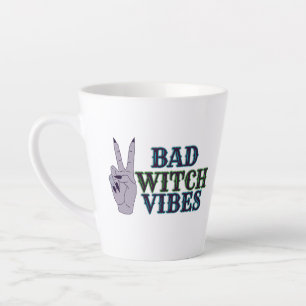 Tasse Latte Mauvaises Vibes sorcières Mains de cuisine