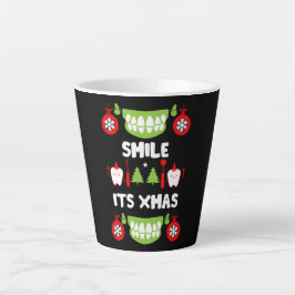 Tasse Latte Médecin dentaire Xmas