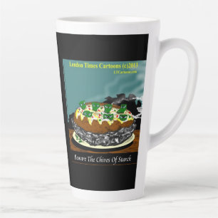 Tasse Latte Méfiez-vous des Ciboulettes d'Amidon – Bande Dessi