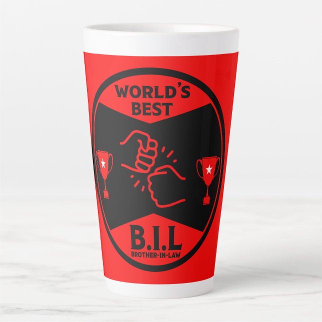 Tasse Latte Meilleur beau-frère (Devant)