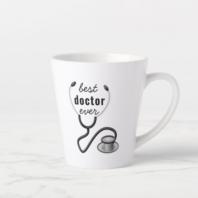 Tasse Latte Meilleur Docteur jamais apprécié le plus grand Doc (Droite)