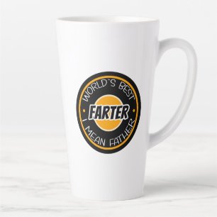Tasse Latte Meilleur Farter du monde Je veux dire père