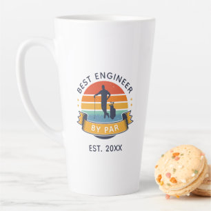 Tasse Latte Meilleur Ingénieur Par Par Coworker Anniversaire G