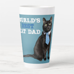 Tasse Latte Meilleur papa de chat au monde