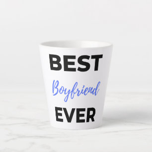 Tasse Latte Meilleur petit ami jamais noir