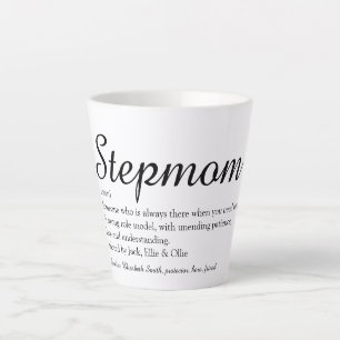 Tasse Latte Meilleur Stepmaman au monde, Stepmère Définition
