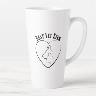 Tasse Latte Meilleur Vétérinaire de Tous les Temps Papa Vétéri