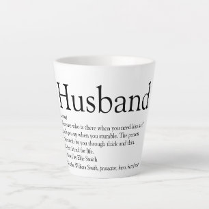 Tasse Latte Meilleure définition de mari au monde jamais amusa