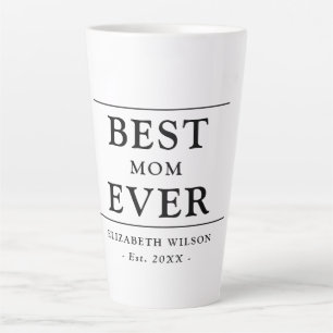 Tasse Latte Meilleure maman jamais mère mère cadeau