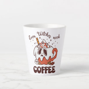 Tasse Latte Même les sorcières ont besoin de café