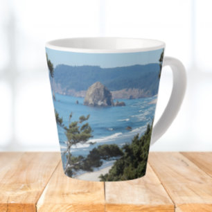 Tasse Latte Mer pittoresque de l'Oregon