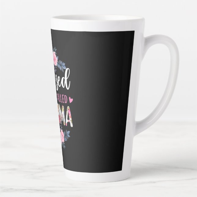 Tasse Latte Mère Art Béni D'Être Appelé Gamma Anniversaire (Droite)