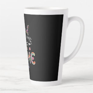 Tasse Latte Mère Béni D'Être Appelée Maman Et Mème Fleur