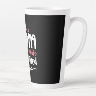 Tasse Latte Mère Cadeau Super Maman Super Femme