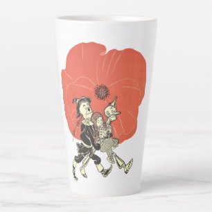 Tasse Latte Merveilleux Magicien d'Oz, Dorothy avec fleurs de 