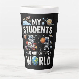 Tasse Latte Mes élèves sont dans cet univers spatial