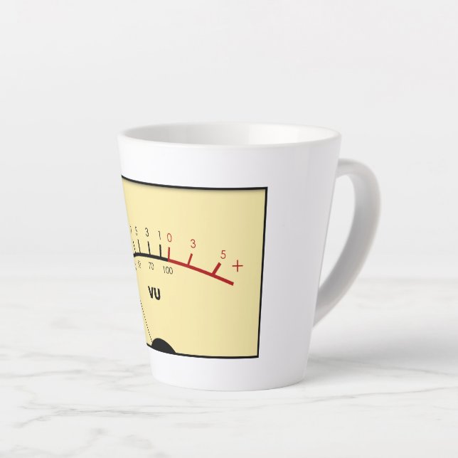 Tasse Latte Mètre VU (Angle droit)