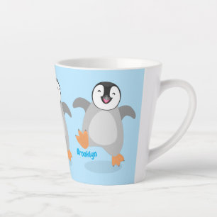 Tasse Latte Mignon poussin manchot empereur de dessin animé he