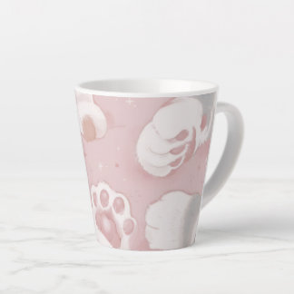Tasse Latte Mignonne patte de chat