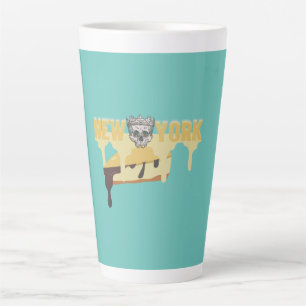 Tasse Latte Mikitiez cheesecake blueberrycheese newyork