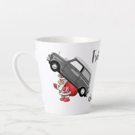 Tasse Latte Mini Cooper Noël