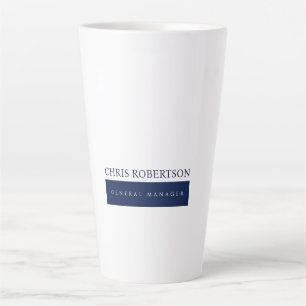 Tasse Latte Minimaliste Moderne Simple