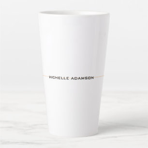 Tasse Latte Minimaliste spécial unique moderne