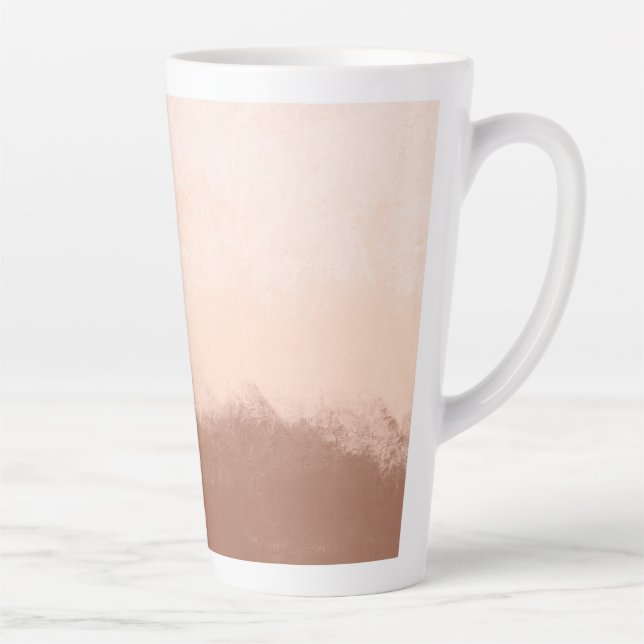 Tasse Latte Mocha Watercolor (Droite)