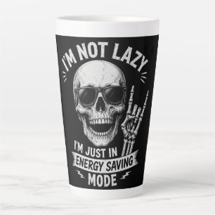 Tasse Latte Mode squelette économiseur d'énergie