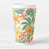 Modèle floral tropical vibre