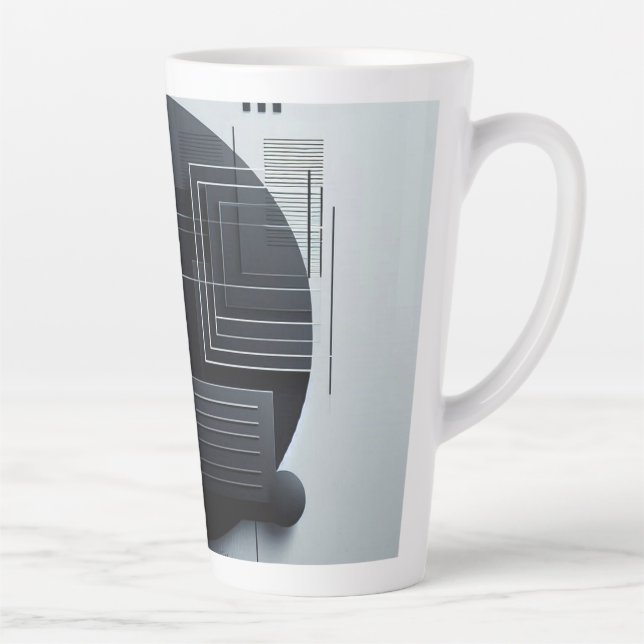 Tasse Latte Modern Graphic (Droite)
