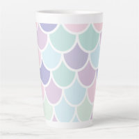 Moderne Pastel Jolie Sirène Motif Nom